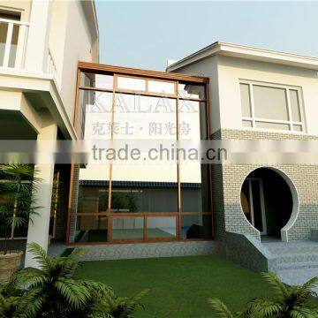 2016 Quality Guaranteed Crazy Selling Cheap Aluminum Veranda Green House