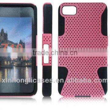 pc+siliocn in one case for black berry Z10,BB z10