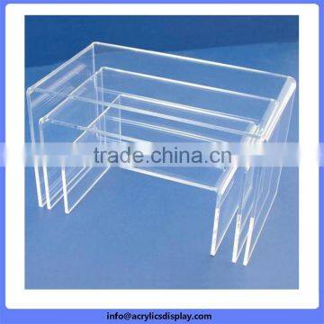 Cost price Best-Selling clear folding acrylic riser stands