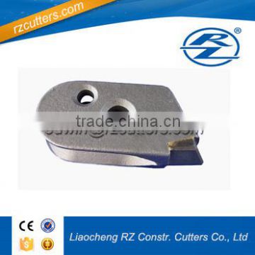 Welding bars /Quick change block & teeth/ Replaceable blocks