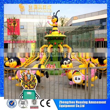 Funny games amusement rotating and swing bee rides for children