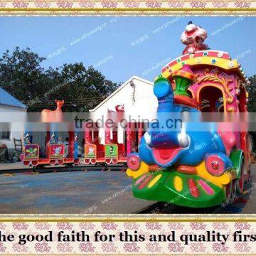 Most Attractive for Kids Elephant Train Track 14seats for Sale photo-2