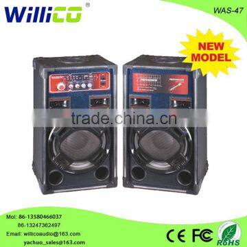 Latest 12'' stage dj box active pa sound system professional speaker with LCD display