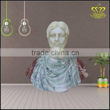 Western Character Statue Home Furnishing Marble Bust European Indoor Decoration