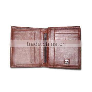 Men's Wallet, Made of Genuine Leather, Measures 4-3/4 x 4-1/4 Inches