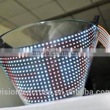 Indoor Full Color P7.62 Flexible LED Sign Programable Display photo-3