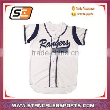 Stan Caleb professional sublimation printed custom men baseballjersey