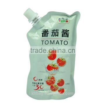 Hot Selling Tomato Ketchup Spout Bag Fast Delivery Time