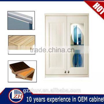 High quality pvc kitchen cabinet swinging door price