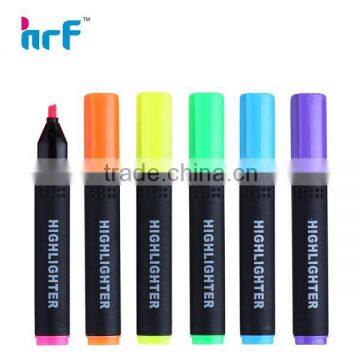 new design multi colored highlighter pen for shool and office