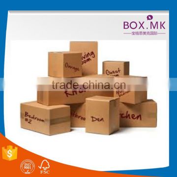 China Alibaba Top Quadrilateral Custom Packaging Boxes Corrugated Carton Box