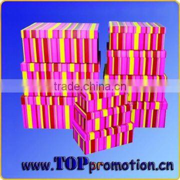 Promotion red design gift box set