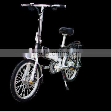Lovely Modle Folding Electric Motorcycle With 36v 10A