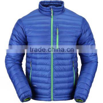 cheap men winter thick jacket, foldable ultralight padded jacket