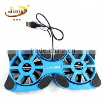 Hotest LED lihgt Octopus laptop notebook cooler with 2 fans