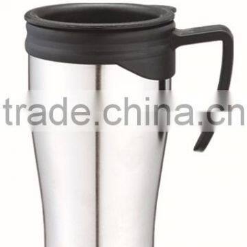 450ml double wall stainless steel auto mug