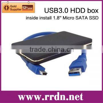 USB3.0 HDD box inside use Micro SATA SSD