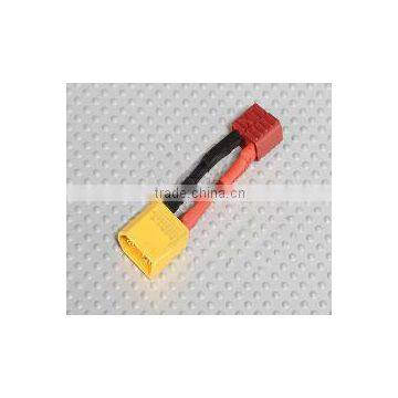 MALE XT60 TO FEMALE T-PLUG (DEANS TYPE) BATTERY ADAPTER CONNECTOR