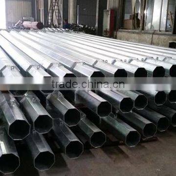 galvanized street lighting pole 12m pole of residential light price hot dip galvanize street lighting pole price