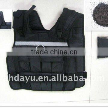 adjustable body weighted training vest