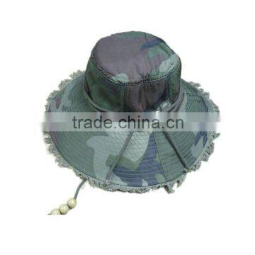 custom camouflage pattern ladies fisherman ladies caps hats/bucket cap hat