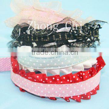 Lace elegant puppy necklace collar, elastice pet dog cat collar