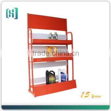 metal 3-tier supermarket retail floor display stand HSX-S0233