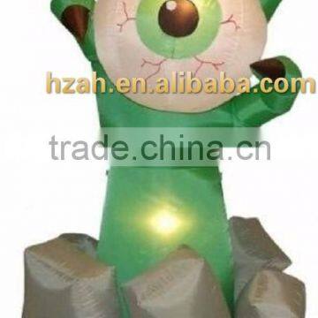 Halloween Outdoor Inflatable Monster Hand with Eyeball/ Giant Inflatable Eyeball