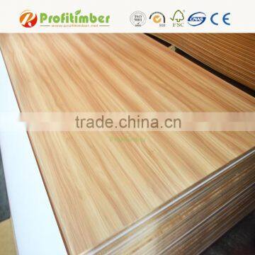 Profitimber Factory Direct Wholesale Wood Grain Melamine MDF Board