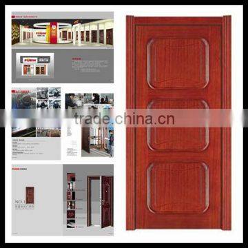 Solid Steel Wooden Door material hotel interior door