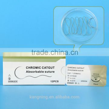 Chromic catgut sutures