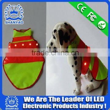 2015 Hot Selling Reflective LED Dog Vest With LED Lights photo-2