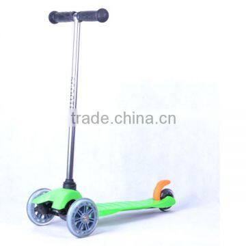 3+ Years Old Kids Toy PVC Flahsing Three Wheel Child Kick Trike Scooter photo-4