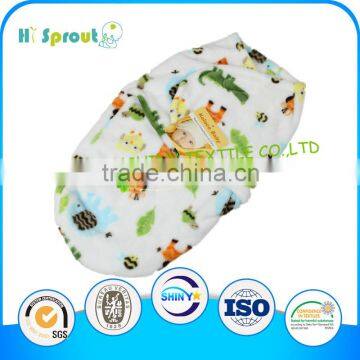 ONS4557 Flannel Swaddling With Lovely Printing Baby Swaddle Baby Swaddle Blanket