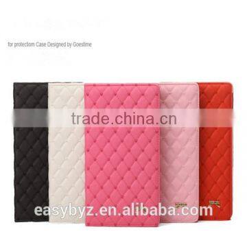 Rhombic cordate bow case for ipad,for ipad case,leather for ipad case