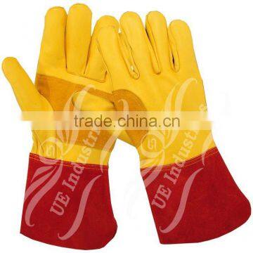 UEI-2886 safety work gloves , welding gloves , welding work gloves , leather welding gloves , welder gloves