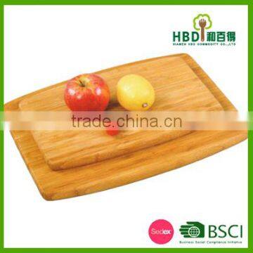 Kitchen food grade wooden chopping board bamboo bread cutting board