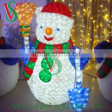 3D LED snowman Christmas decoration light