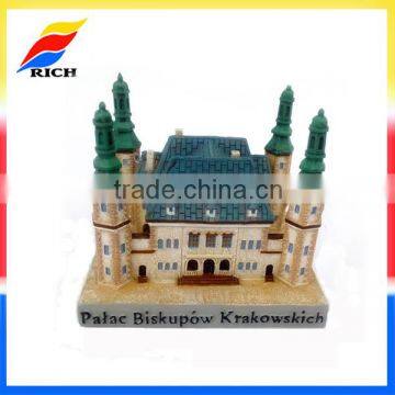 Wholesale tourist souvenir 3D polyresin miniature building for decoration