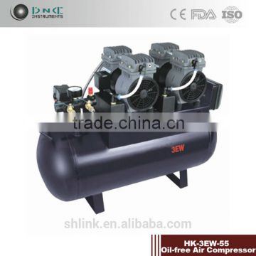 Low Price Dental Suction Oil -free Air Compressor with HK-3EW-55