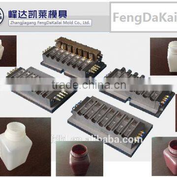 square bottle injection blowing mould for FD series injection blow molding machine