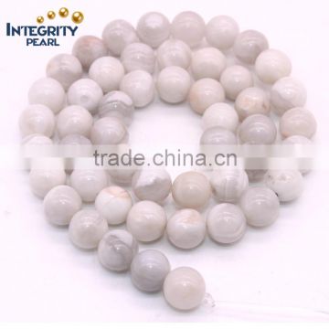 Natural gemsotne crazy agate loose strand 6 8 10 12mm crazy natural white agate