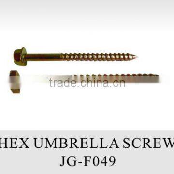 Hex Head Umbrella spiral screw