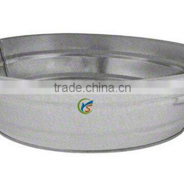 12" x 3" Natural Galvanized Tub photo-2