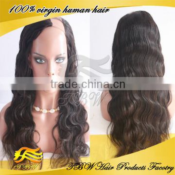 Natural Brown Long Body Wave U Part Wig Ali Express