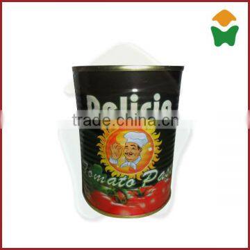 Double concentration of canned tomato paste 400gX24tins
