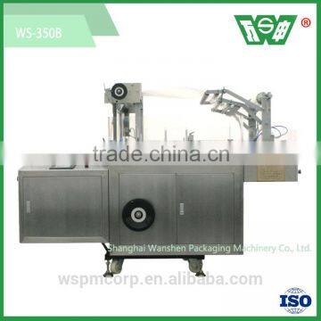 Shanghai Wanshen WS 350 cellophane/Transparent film/Bopp/Pvc wrapping Machine, wrapper machine for multiple products