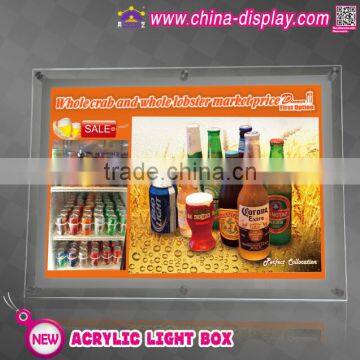 Coffee Shop Led Light Box Menu Board Acrylic Indoor Led Lighting photo-2