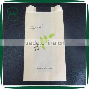 Custom Logo Food Grade Greaseproof Paper Bread Bag