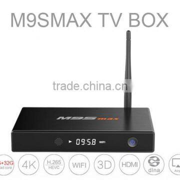 2016 New Arrival M9S MAX S905 2G 32G tv Box Android5.1 WIFI 2.4G Bluetooth 4.0